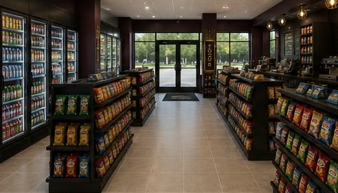 Snack aisles inside too63 market